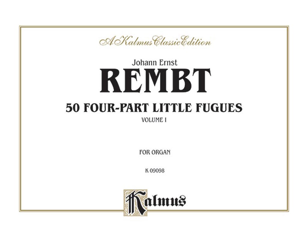 50 Four-part Little Fugues, Volume I